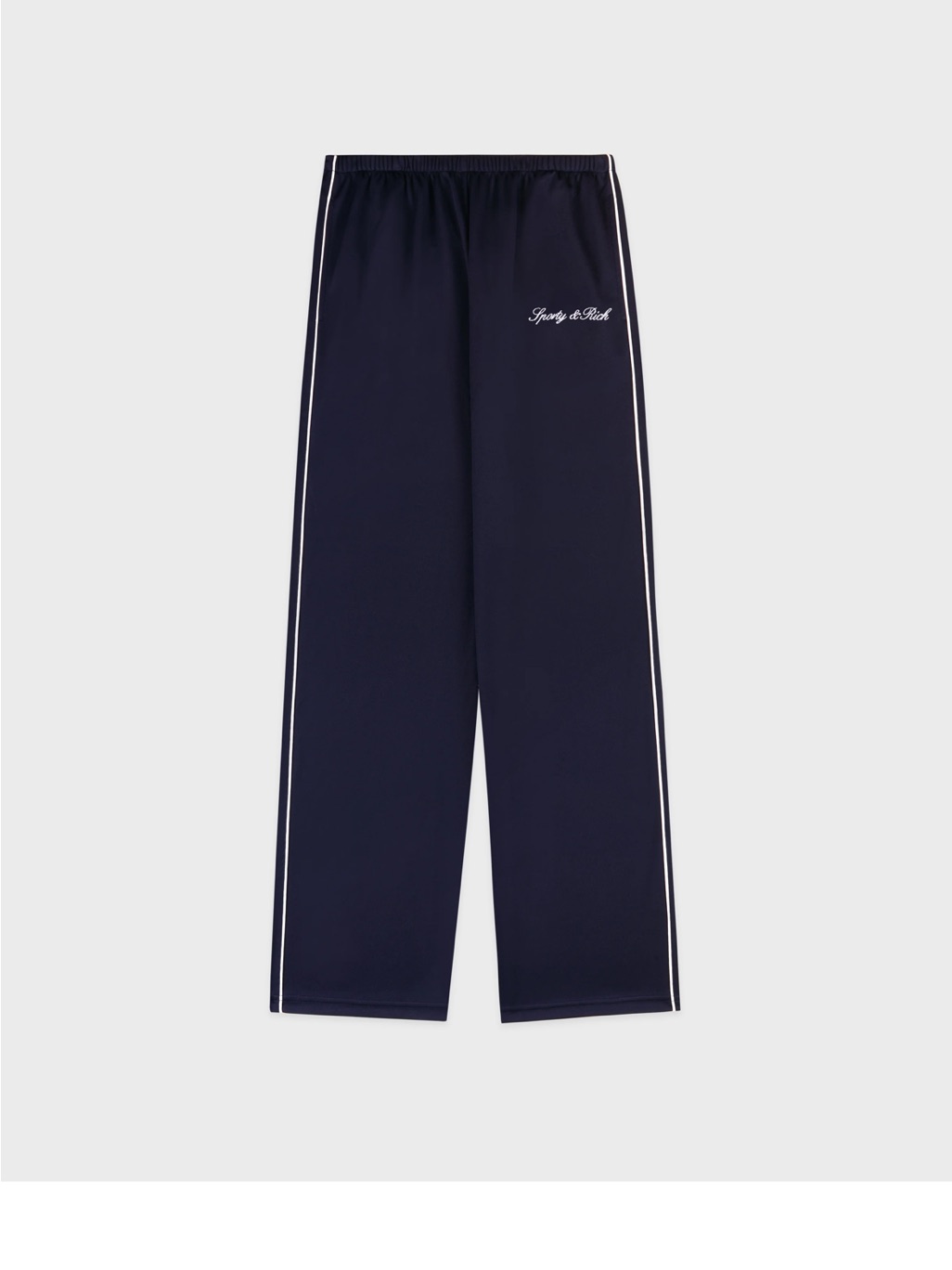 Sporty & Rich Women’s Navy Track Pants With Side Stripe New With Tags